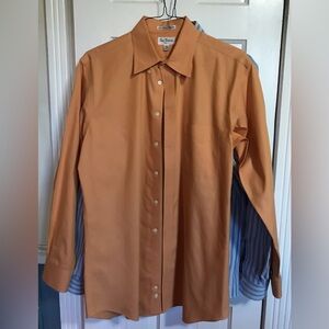Paul Fredrick Trim Fit 16 1/2-35 100% Cotton Pinpoint
